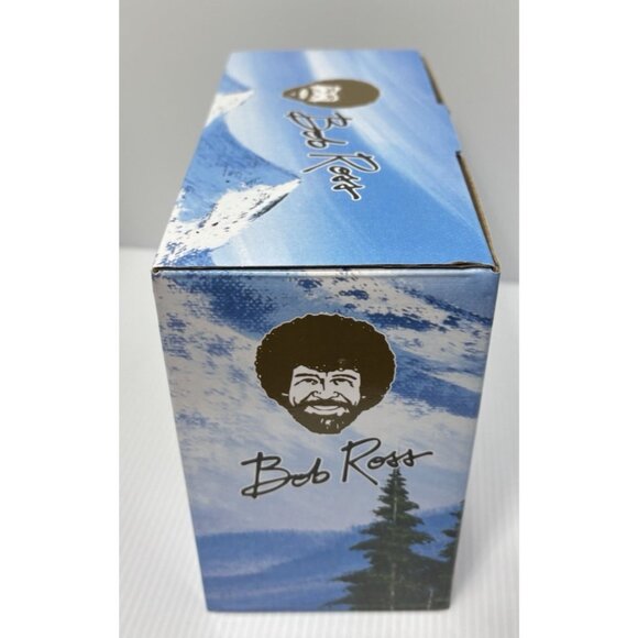 Bob Ross Pint Beer Glass Set 2 x 16oz Painting Happy Trees Art Collectible New - Picture 7 of 8